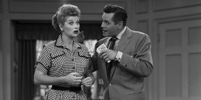 Lucille Ball And Desi Arnaz In 'I Love Lucy'