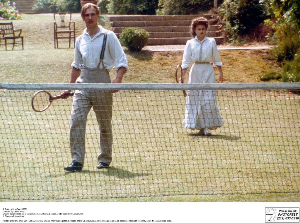 A Room with a View (1985) Directed by James Ivory Shown from left: Helena Bonham Carter, Julian Sands