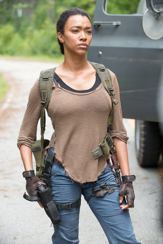 Sonequa Martin-Green as Sasha - The Walking Dead _ Season 6, Episode 9 - Photo Credit: Gene Page/AMC
