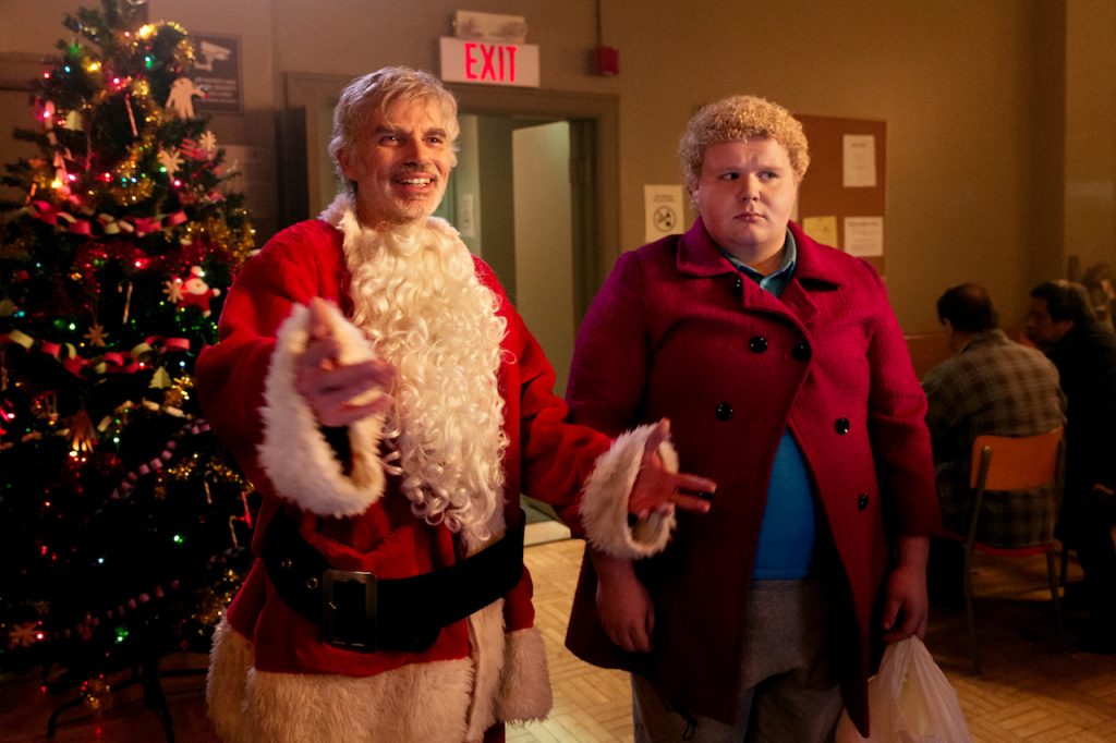 BS2-11273_CROP(l-r) Billy Bob Thornton stars as Willie Soke and Brett Kelly as Thurman Merman in BAD SANTA 2, a Broad Green Pictures and MIRAMAX release.Credit: Jan Thijs | Broad Green Pictures / Miramax